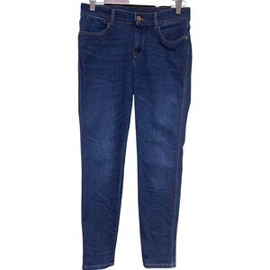 Massimo Dutti Women's Denim Blue Jeans Skinny Medium Wash Size 4